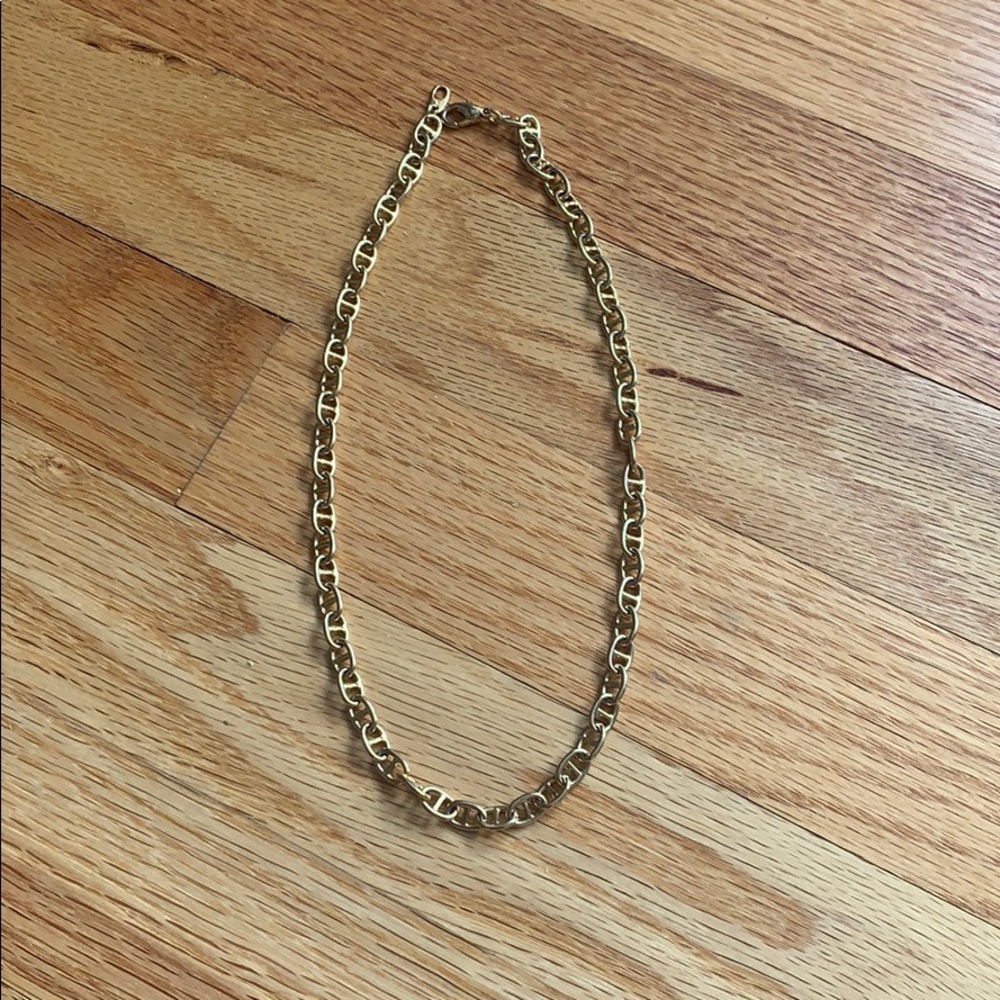 gold necklace